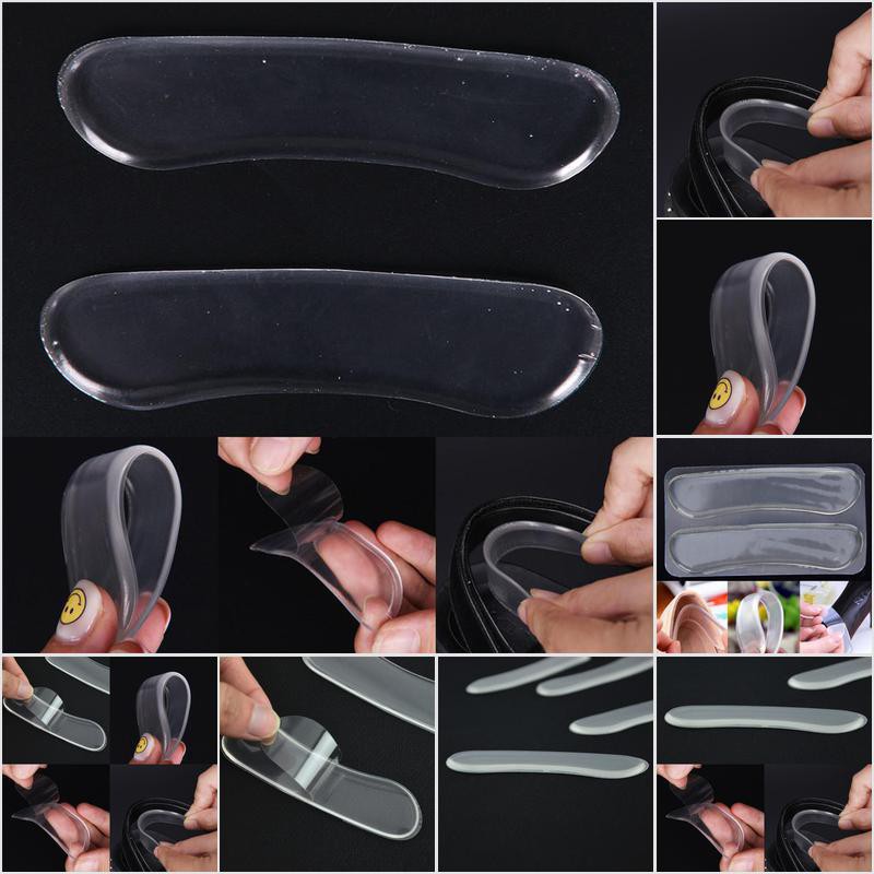【aosu•OAS】3 Pairs Gel Heel Grip Back Liner Shoe Insole Silicone Pad