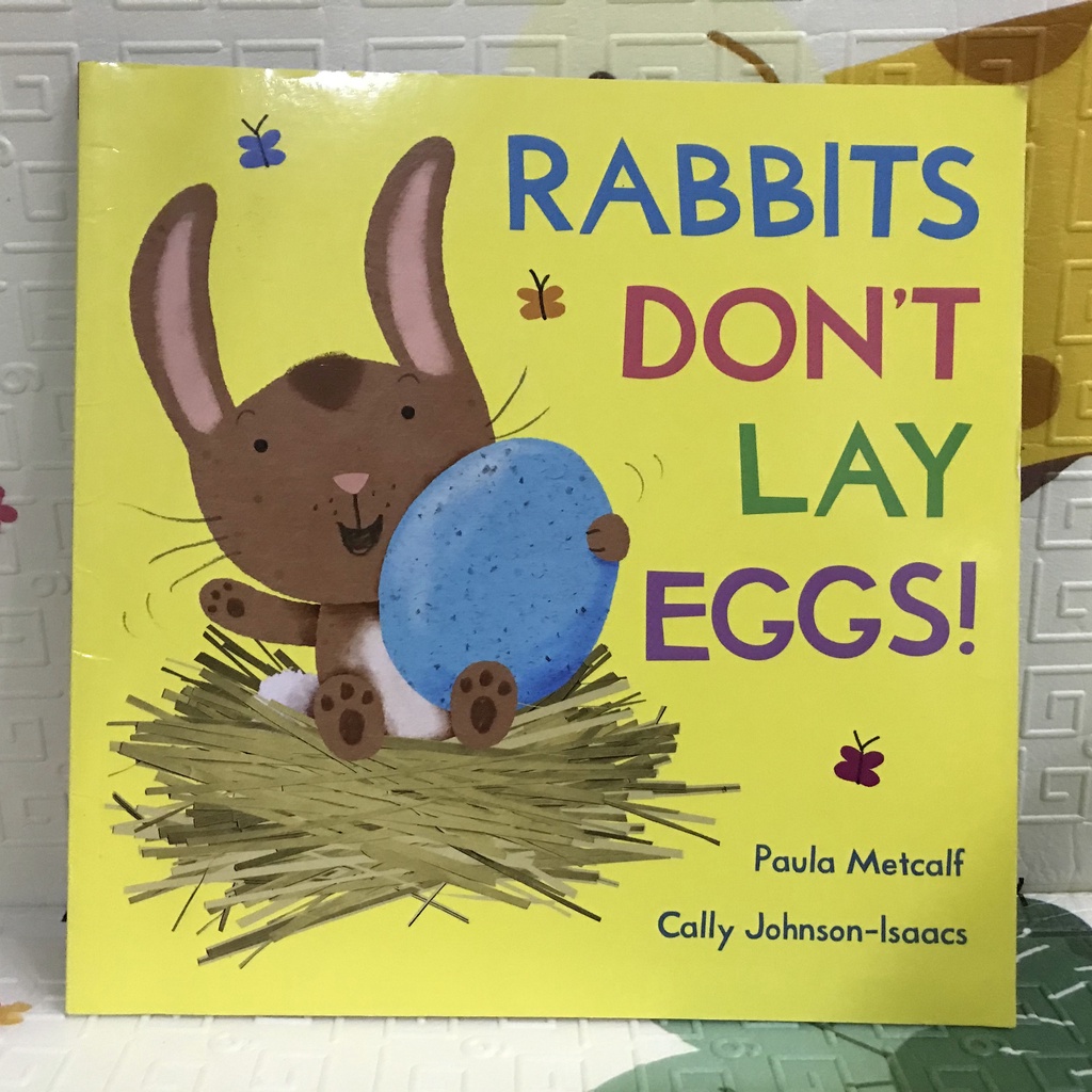หนังสือภาษาอังกฤษ มือสองนำเข้าจากอังกฤษRABBITS DON'T LAY EGGS! Paula Metcalf Cally Johnson-Isaacs