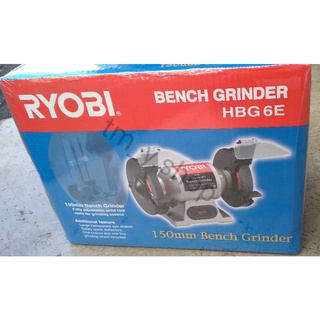 Ryobi หินเจียรตั้งโต๊ะ 6" รุ่น HBG6E