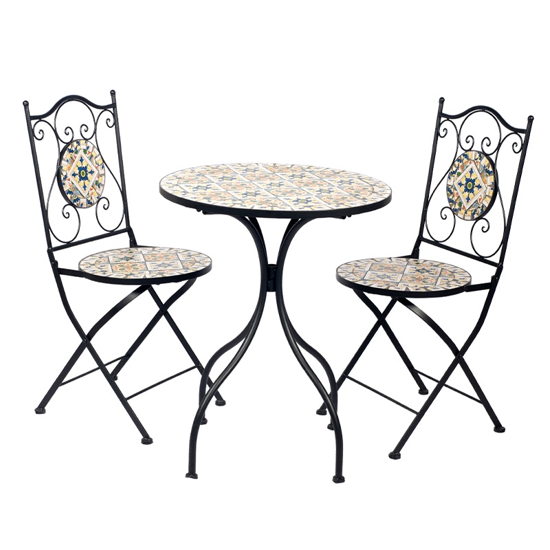 ชุดโต๊ะสนาม+เก้าอี้ คละสี FONTE HK165126