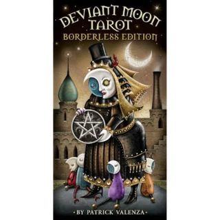 {ไพ่แท้ลิขสิทธิ์}  ไพ่ทาโรต์ชุด DEVIANT MOON TAROT (BORDERLESS EDITION ) ไพ่ยิปซี  ไพ่แท้ลิขสิทธิ์