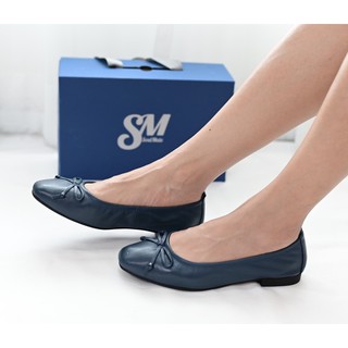 Soulmate Shoes รองเท้าหนังแกะ Linda Mate in Aegean Blue