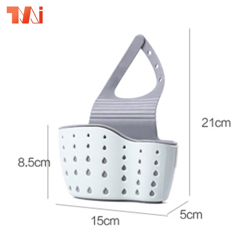 ที่วางฟองน้ำ ที่วางสบู่ ที่ใส่ฟองน้ำล้างจาน ตะแกรงวางฟองน้ำ อย่างดี  2 ช่อง - รูปที่ 5