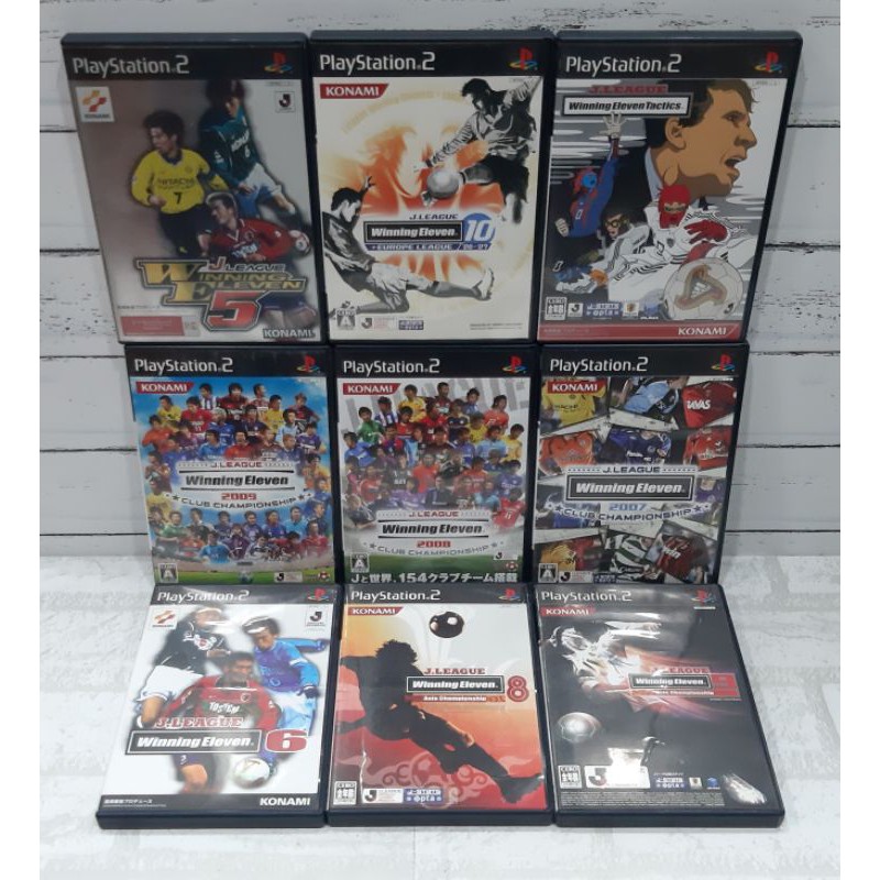 แผ่นแท้ [PS2] รวมทุกภาค J.League Winning Eleven (Japan) เจลีค ญี่ปุ่น วินนิง วินนิ่ง Pro Evolution S