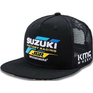 หมวกแก๊ป ลายทีม Lucky Strike Suzuki สไตล์วินเทจ สําหรับผู้ชาย และผู้หญิง