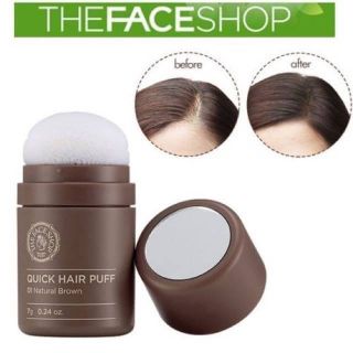 The Face Shop  Quick Hair Puff 7g 
คูชั่นแฮร์พัพปิดเหม่ง