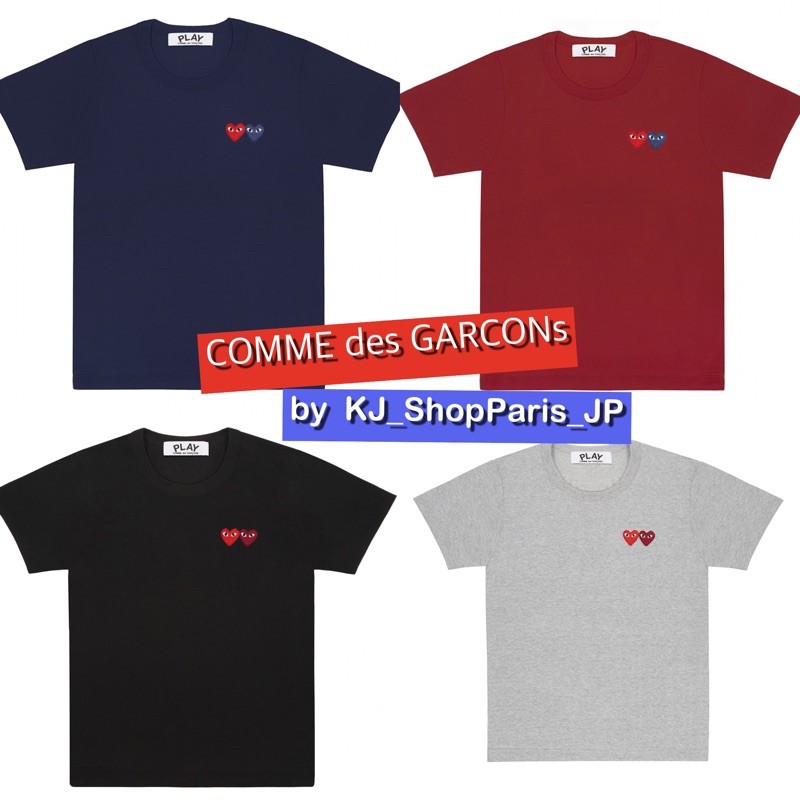 (ใหม่และแท้ %) PLAY COMME des GARCONs รุ่น หัวใจคู่ มาใหม่! พร้อมส่ง ทันที