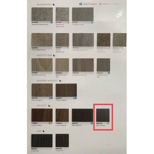 แผ่นลามิเนต Formica PP 5997 UN Silent Walnut ขนาด 120 x 240 ซม. หนา 0.8 มม. *พร้อมส่ง