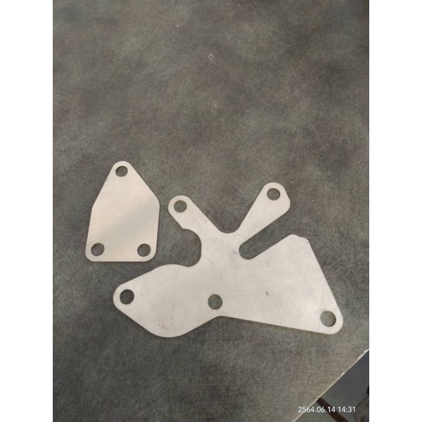 แผ่นอุดEGRอีซูซุ4JJ1EN3 NMR, NLR130แรงม้า..ปี2008ถึงปัจจุบัน.ความหนา1.2มม.
