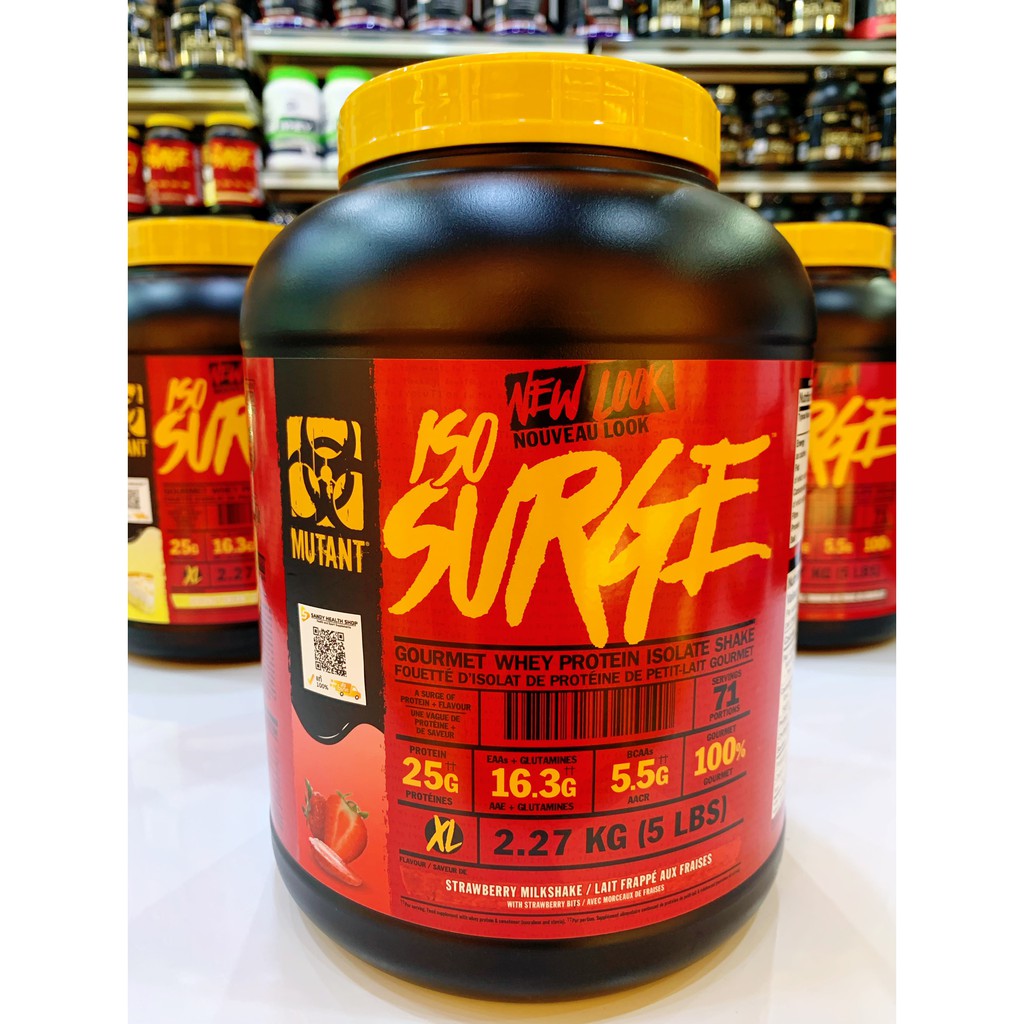 Mutant ISO Surge 5lbs มิวแทนท์ไอโซเสิร์ช โปรตีนสูง แคลลอรี่น้อยขนาด5ปอนด์