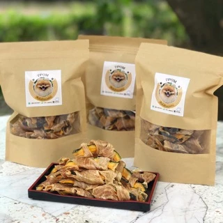 ไก่พันฟักทองญี่ปุ่น บำรุงสายตา (ขนมสุนัข,ขนมหมา,ขนมแมว,อาหารสุนัข)สุนัขเป็นโรคไตทานได้ บำรุงสายตา