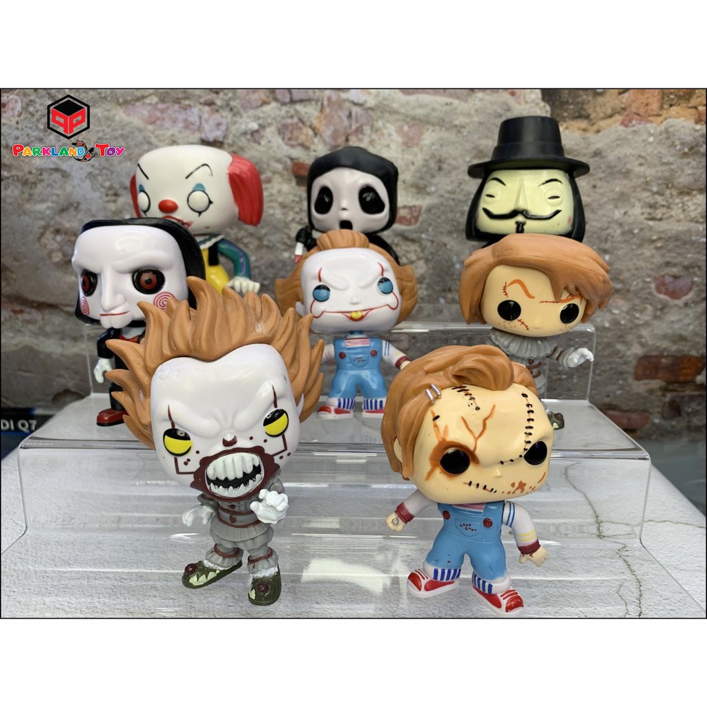 โมเดล Funko Pop Model funko pop จากภาพยนต์สยองขวัญ อาทิเช่น IT pennywise Saw Chucky Halloween สูง 9 