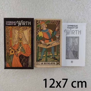 กระดาษสัญลักษณ์ Tarot Of Wirth Game 12X7 ซม.