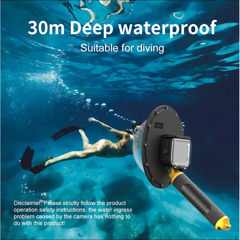 TELESIN Dome hero9/10/11/12 ของ Gopro HERO9Black. GP-DMP-T09
