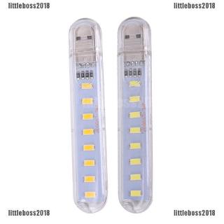 หลอดไฟ LED 5V 8 ดวง แบบพกพา