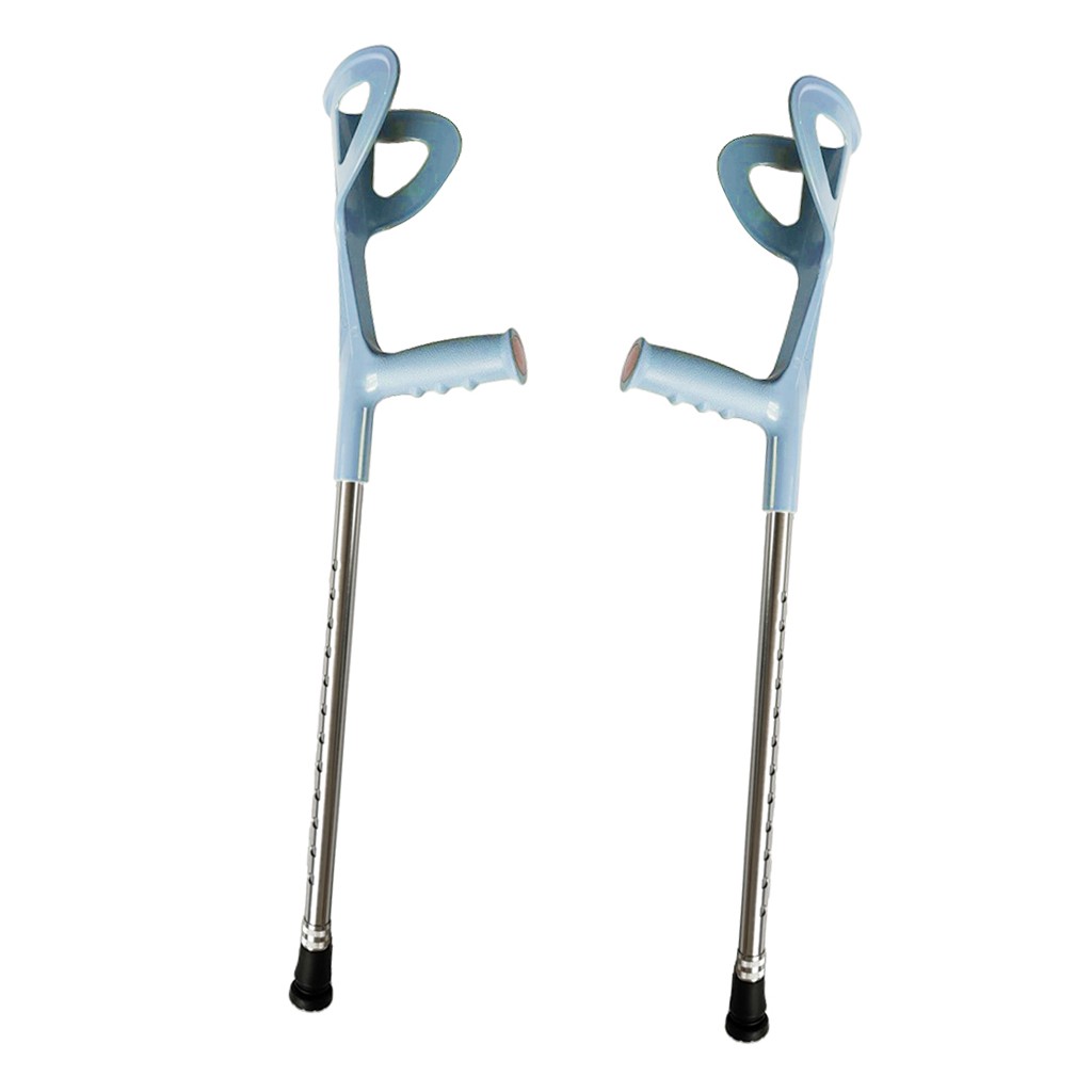 Adjustable Collapsible Forearm Elbow Crutch Walking Stick with Comfy