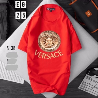 versace เสื้อยืดแขนสั้น