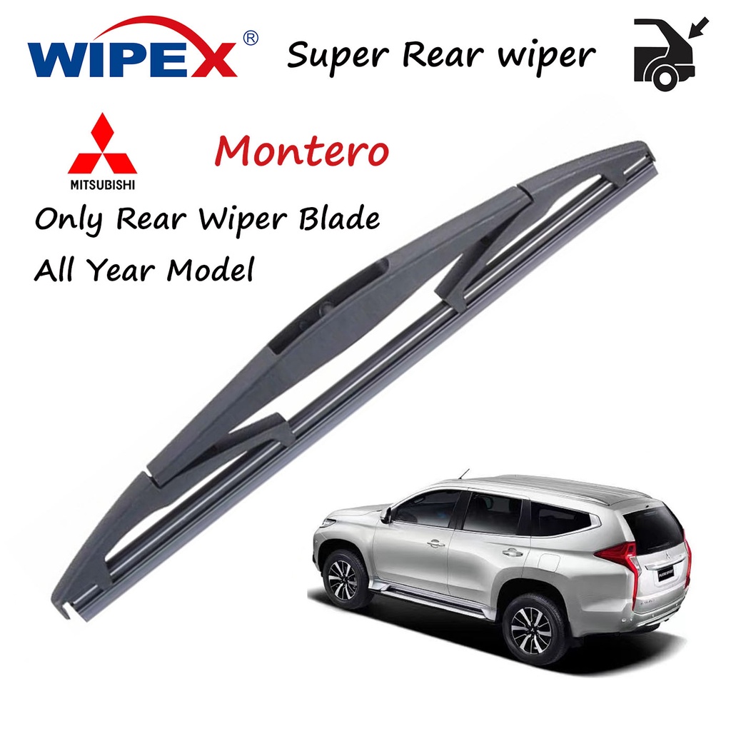 ชุดใบปัดน้ําฝนด้านหลัง Mitsubishi Montero 12B Only สําหรับ All Year Gen1/2 MONTY รุ่น Car Back Window Wipers จาก wipex