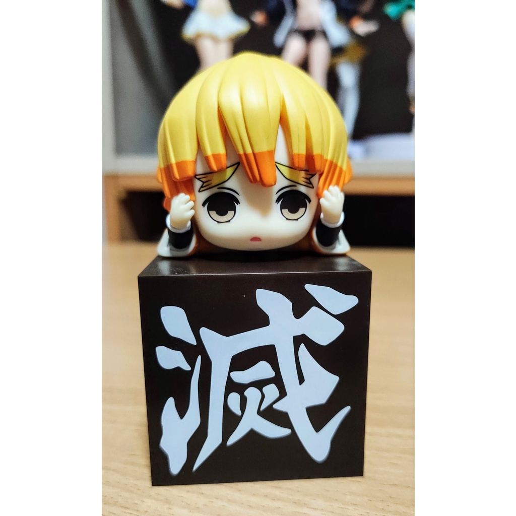 มือ2 - FuRyu - Demon Slayer Kimetsu no Yaiba Ohiruneko ดาบพิฆาตอสูร - Mini Hook Figure - Zenitsu