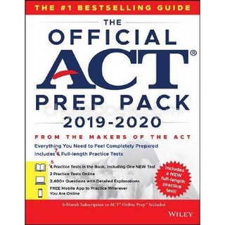 9781119580522THE OFFICIAL ACT PREP PACK WITH 7 FULL PRACTICE TESTS (4 IN OFFICIAL ACT PREP GUIDE + 2 ONLINE)