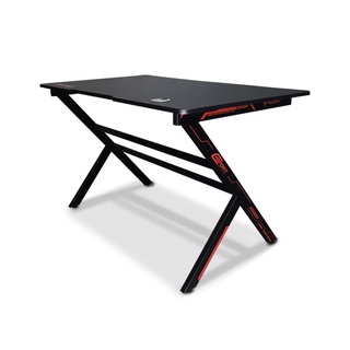 SB Design Square NUBWO โต๊ะเกมมิ่ง Table E-Sport Durable Gaming Desk Nubwo ND-600S Red (120x75x74.5 ซม.)