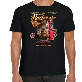 เสื้อยืด พิมพ์ลาย Hotrod 58 Big And Tall Hot Rat Rod V8 สไตล์วินเทจ สําหรับผู้ชาย 51 838636Size S-5XL