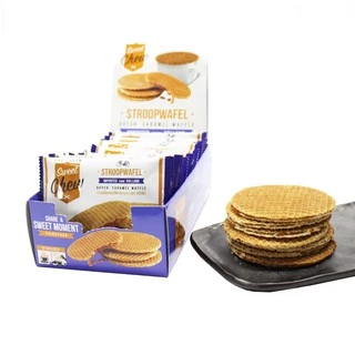สวีทชิว สโตรปวาฟเฟิลไส้คาราเมล 40 กรัม - Stroopwafel Dutch Caramel Waffle Sweet Chew 40g