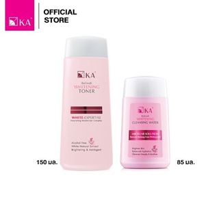 KA Refresh Whitening Toner 150ml. + KA Refresh Cleansing Water สูตร Whitening 85ml. คู่หูลดสิวผิวใส