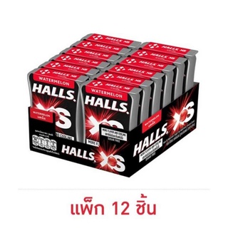 ฮอลล์ เอ็กซ์เอส ลูกอมชูการ์ฟรีกลิ่นวอเตอร์เมลอน 13.8กรัม(แพ็ก 12ชิ้น)