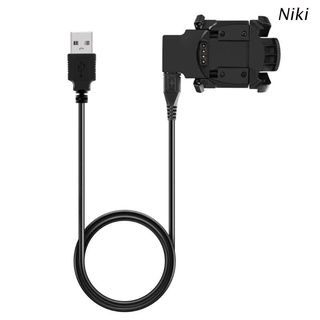 Niki USB Charger Dock Station Cradle Cable Line for Garmin Descent MK1 GPS Dive Watch