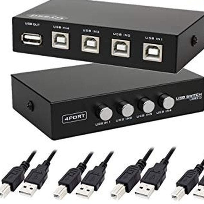 USB PRINTER SWITCH 4 PORT MANUAL / USB HUB SWITCH