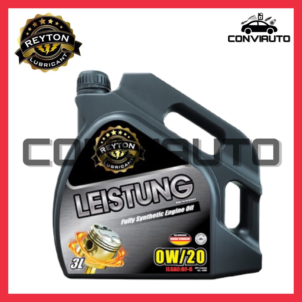 REYTON SAE 0W20 SN/CF FULLY SYNTHETIC 3ลิตร