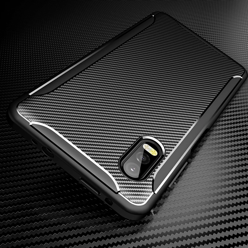 สําหรับ Samsung Galaxy XCover Pro เคสคาร์บอนไฟเบอร์หรูหราซิลิโคน Bussness กันกระแทก