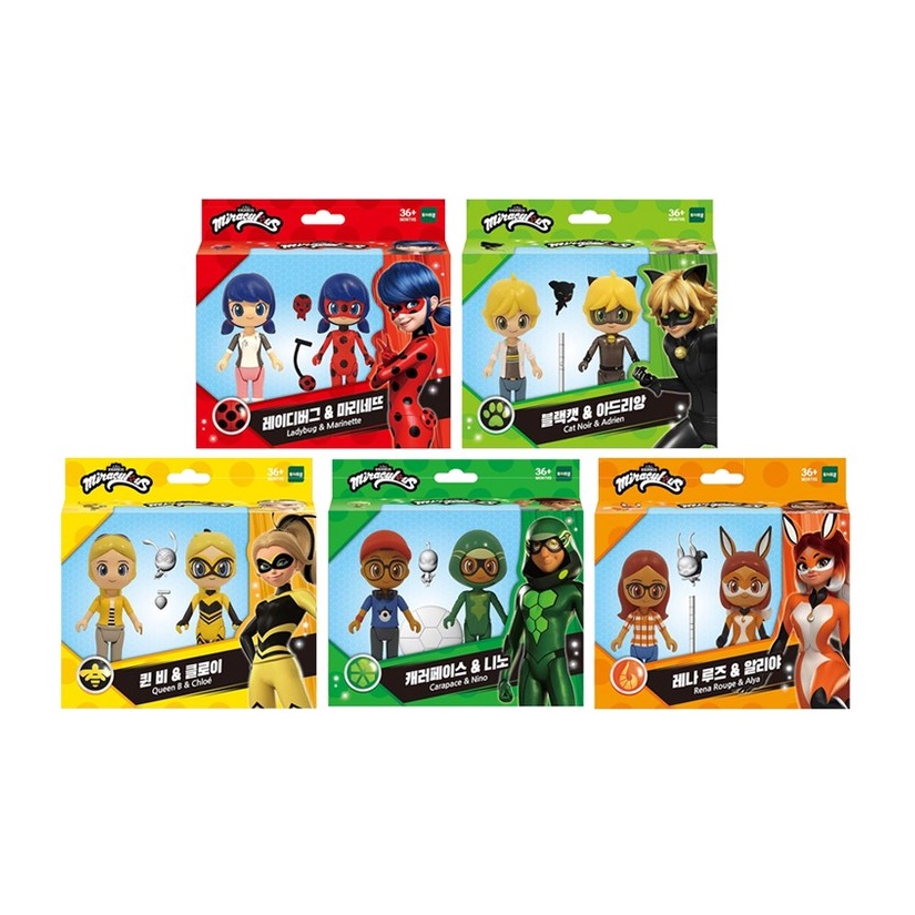 MIRACULOUS LADYBUG Miraculous Ladybug Toys Lady Bug Figures Marinette Black Cat Adrian Queenby Chloe