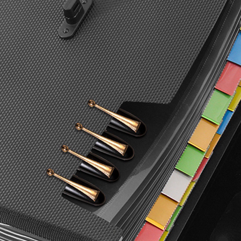 26 Grid Portable Organ Bag A4 Multi-Layer File Folder For Office ...