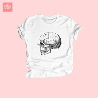 เสื้อยืดลาย หัวกะโหลก กายวิภาคย์ เสื้อยืดกราฟฟิก ไซส์ S - XXL