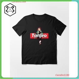 New Tanjiro Demon Slayer Essential T-Shirt เสื้อยืด ดพิมพ์ลาย ดผ้าเด้ง คอกลม cotton ความนิยม sale Unisex