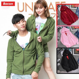 ใหม่ !! ฮิตตลอดกาล เสื้อแขนยาวซิป  เหมาะกับทุกเพศ [ เนื้อผ้า : โปโล ]