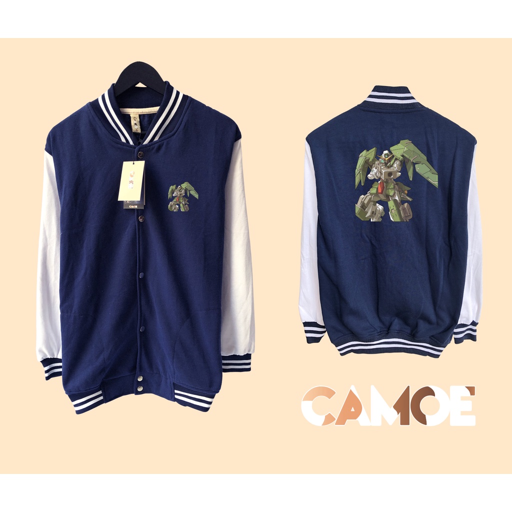 เสื้อแจ็คเก็ตเบสบอล Gundam GN 002 Dynames Varsity