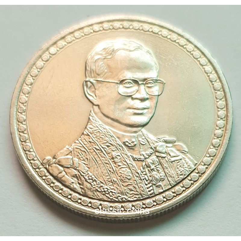 เหรียญที่ระลึก 20 บาท ฉลองสิริราชสมบัติ ครบ 60 ปี รัชกาลที่ 9 พ.ศ. 2549 *ไม่ผ่านใช้*