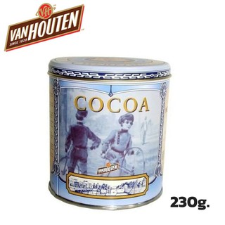 Vanhouten cocoa แวนฮูเต็น โกโก้ผง 230g/กระป๋อง