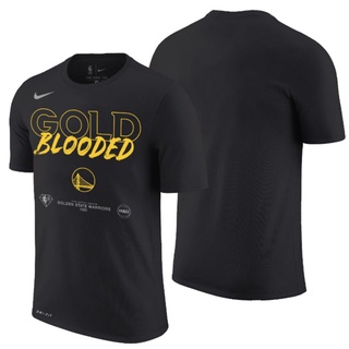 เสื้อยืดบาสเก็ตบอล พิมพ์ลาย NBA Playoffs Golden State Warriors สําหรับผู้ชาย