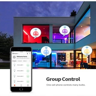 Tuya WiFi Smart Light Bulb RGB+CCT E27 9W 13W Dimmble หลอดไฟอัจฉริยะ ปรับสีได้ 16 ล้านสี หรี่ไฟได้
