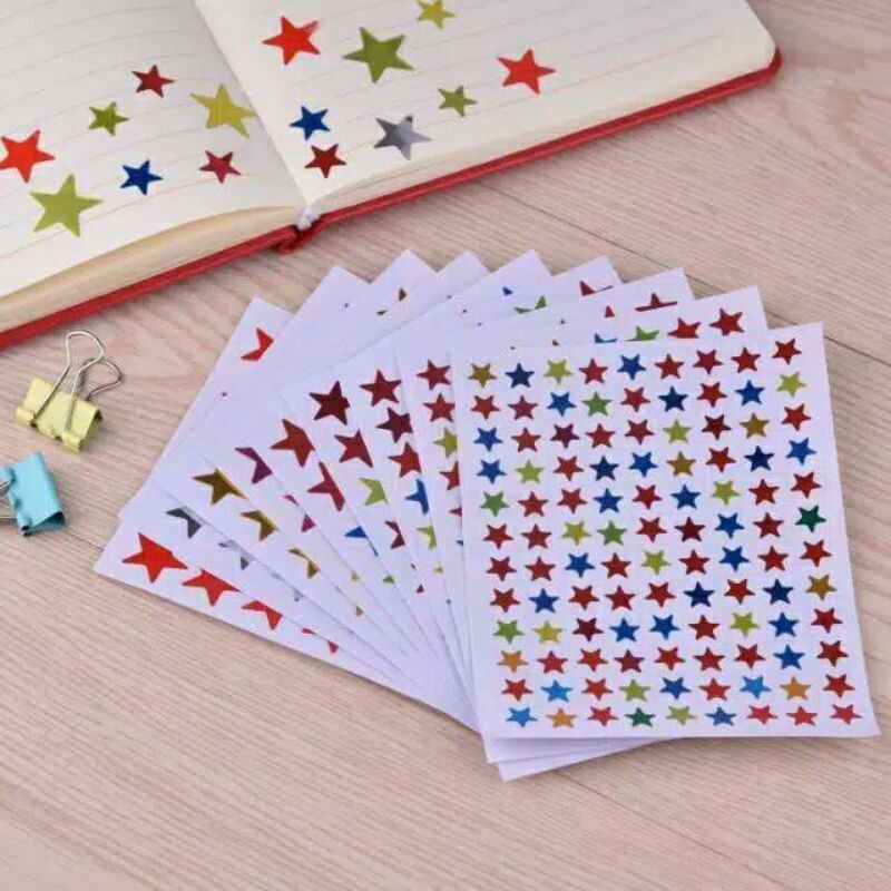 REWARD STAR STICKERS สติ๊กเกอร์ STAR ใหญ่และเล็ก สติ๊กเกอร์นําเสนอเด็ก