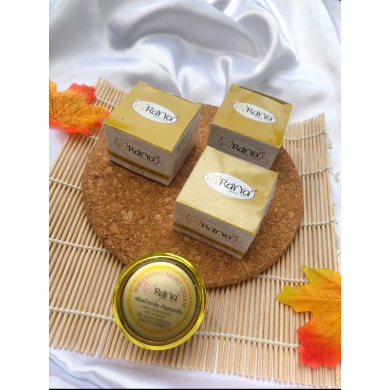 ครีมเรยา Set2ชิ้น ไนท์สีทอง+เซรั่มไวเทนนิ่ง - minttyza - ThaiPick