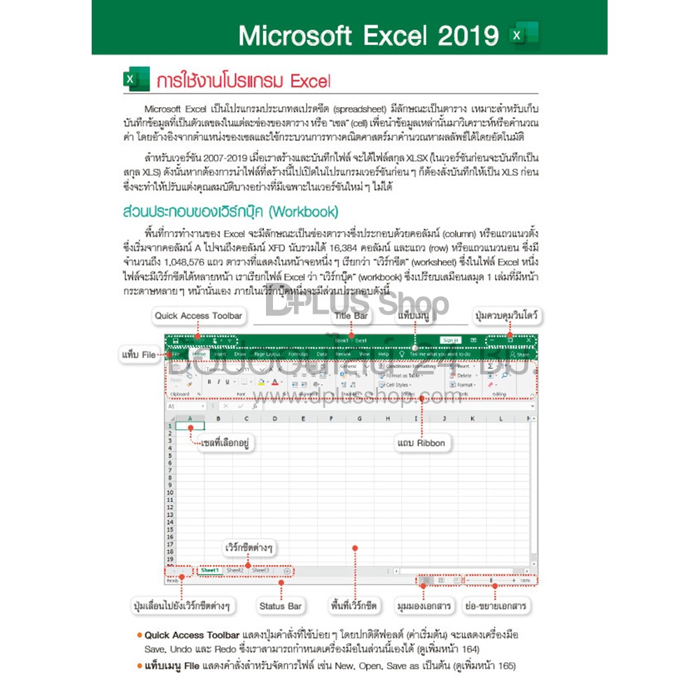 ✔️e-Receipt ฟรี🔥ห่อปก [สภาพ 50% มีจุดเหลืองที่กระดาษ] หนังสือ คู่มือคอมพิวเตอร์เบื้องต้น ข้อมูลปี 2563 [ISBN 7664] - รูปที่ 6