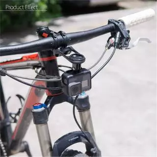 Bucklos ขายึดไมล์ ชาร์จใหม่ได้ RB MTB ขาจับไมล์จักรยาน ขายึดไฟฉาย ชิ้นส่วนจักรยาน GARMIN Bryton CATEYE GoPro ไมล์จักรยาน