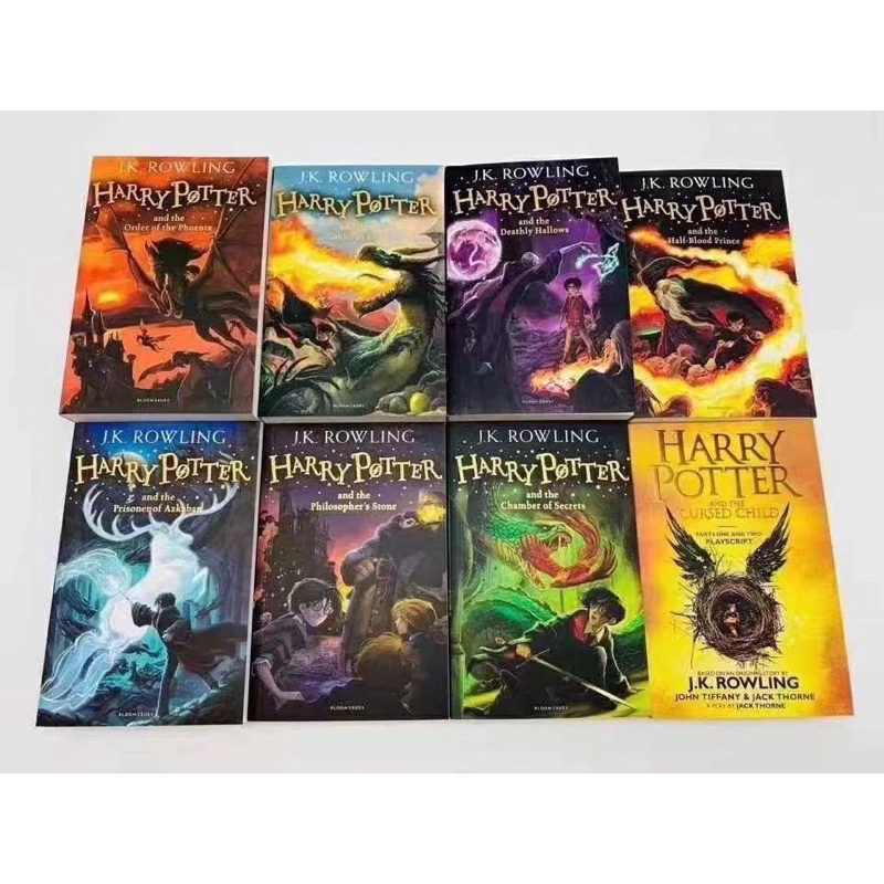 Harry Potter 8-Book Set ,English Novels by J.K. Rowling | แฮร์รี่ พอตเตอร์ ครบชุด 8 เล่ม นิยายภาษาอังกฤษ ราคา ถูกที่สุด ดีลบีเคเค แกลเลอรีภาพที่ 4