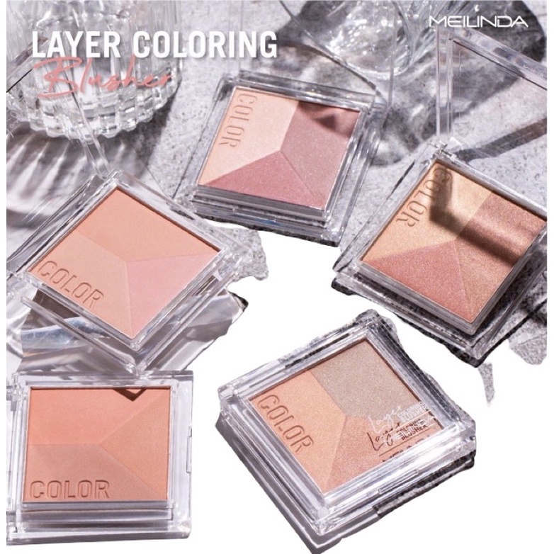 บลัชออน Meilinda Layer Coloring Blusher MC-5081
