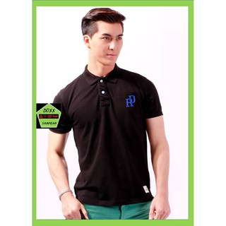 rudedog เสื้อpolo  ชายหญิง  รุ่น RD สีดำ